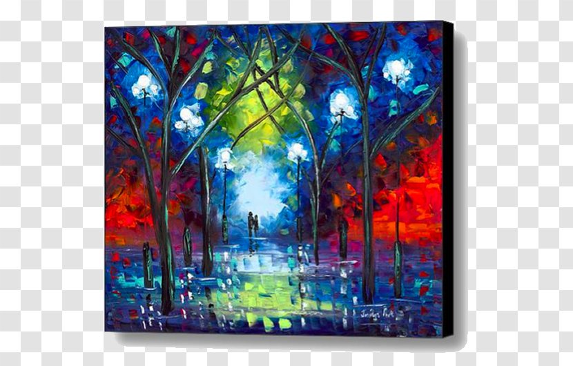 Modern Art Painting Canvas Print Fine Transparent PNG