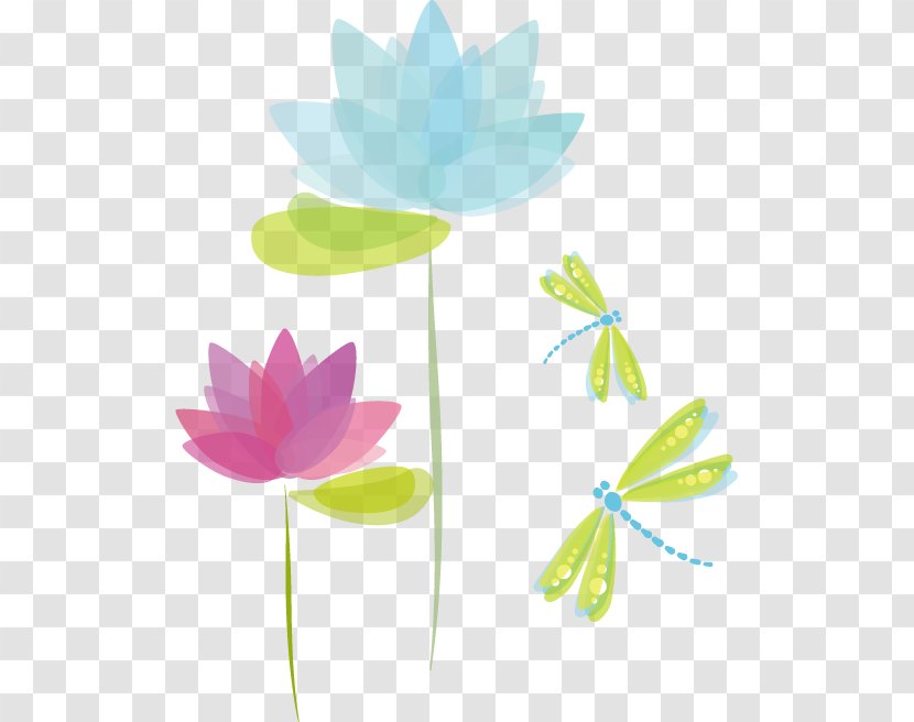 Vector Graphics Image Royalty-free Stock Photography Illustration - Flower - Dragonflies Transparent PNG