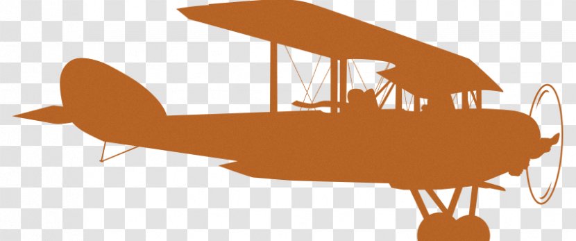 Airplane Biplane Wing Clip Art - Air Travel - Vintage Aircraft Transparent PNG