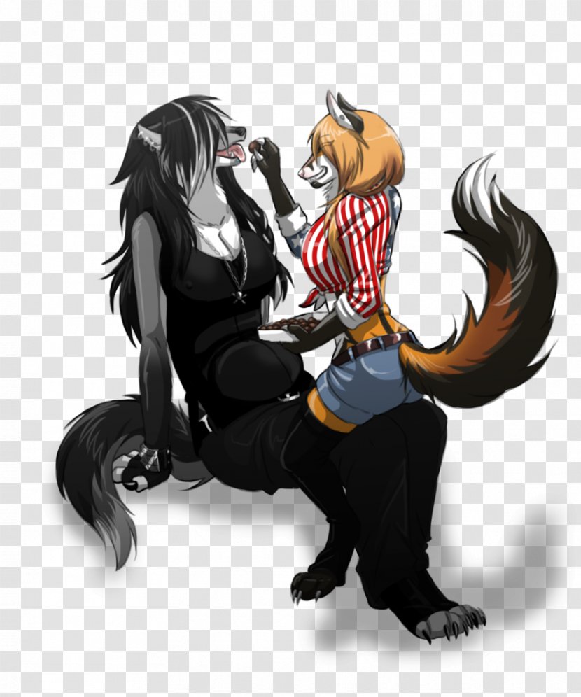Gray Wolf Red Fox Furry Fandom Drawing - Cute Little Animals Transparent PNG