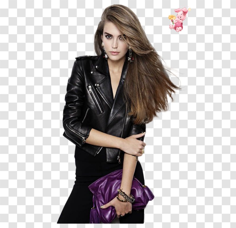 Clara Alonso Fashion Model Victoria's Secret Show 2008 - Jacket Transparent PNG