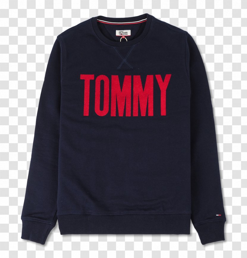 Denim Bluza Sleeve T-shirt Jeans - Black - Tommy Hilfiger Logo Transparent PNG