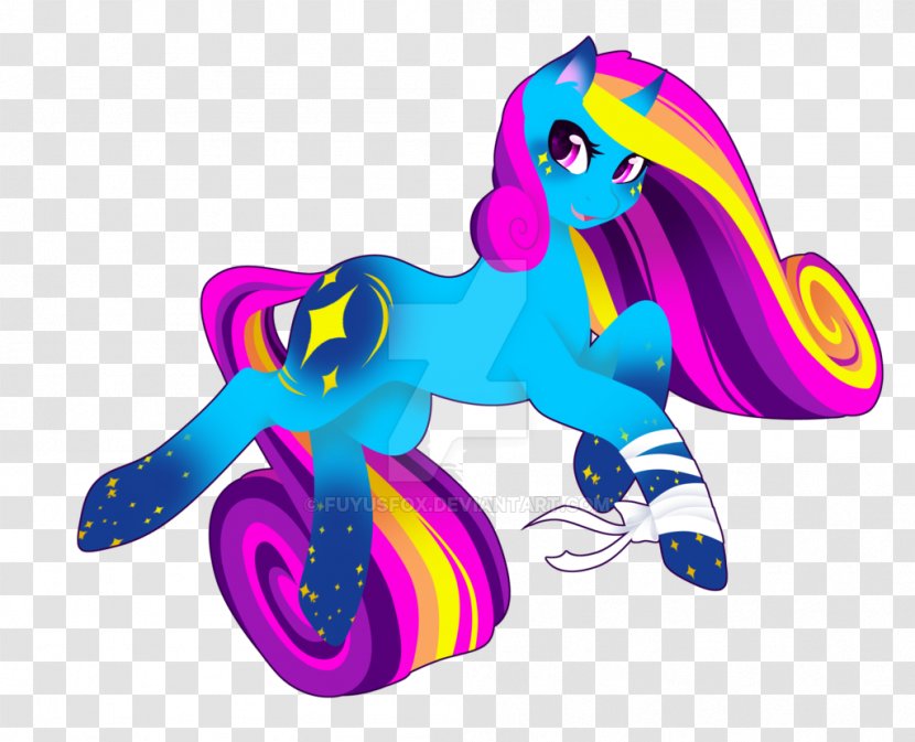 Power Princess Cadance Rainbow Pony - Mythical Creature Transparent PNG
