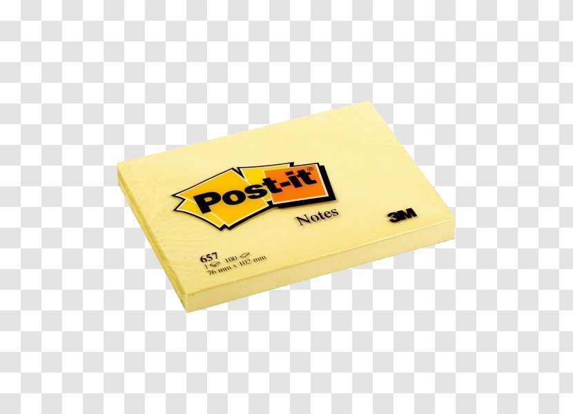Post-it Note Paper Brand Yellow Millimeter - Post It Notes Transparent PNG