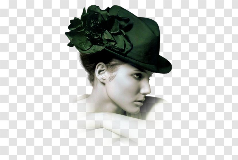 Painting Woman With A Hat - Frame Transparent PNG