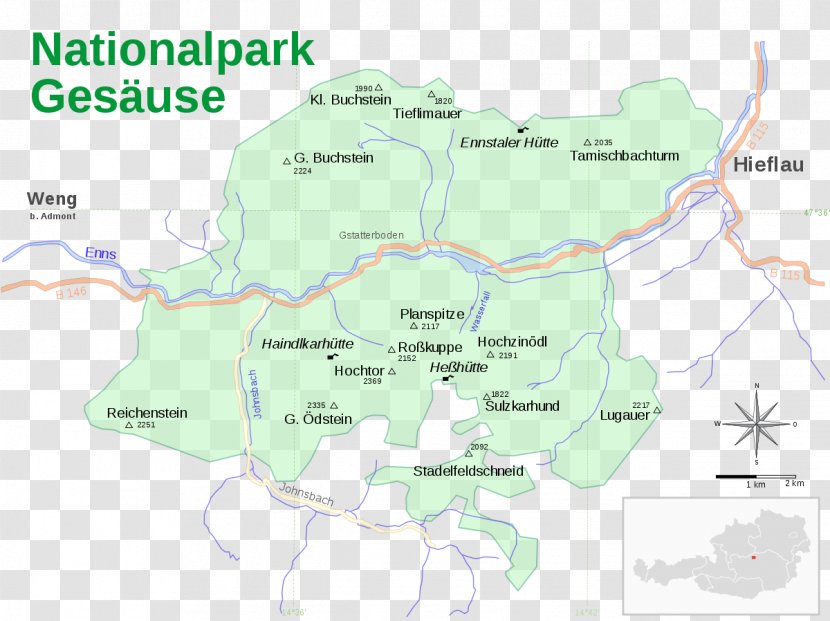 Hochtor Weng Im Gesäuse Ennstal Alps - Enns - Park Transparent PNG