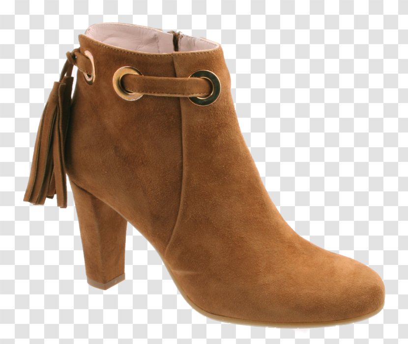 Boot Suede Shoe Leather Footwear - Camel Transparent PNG