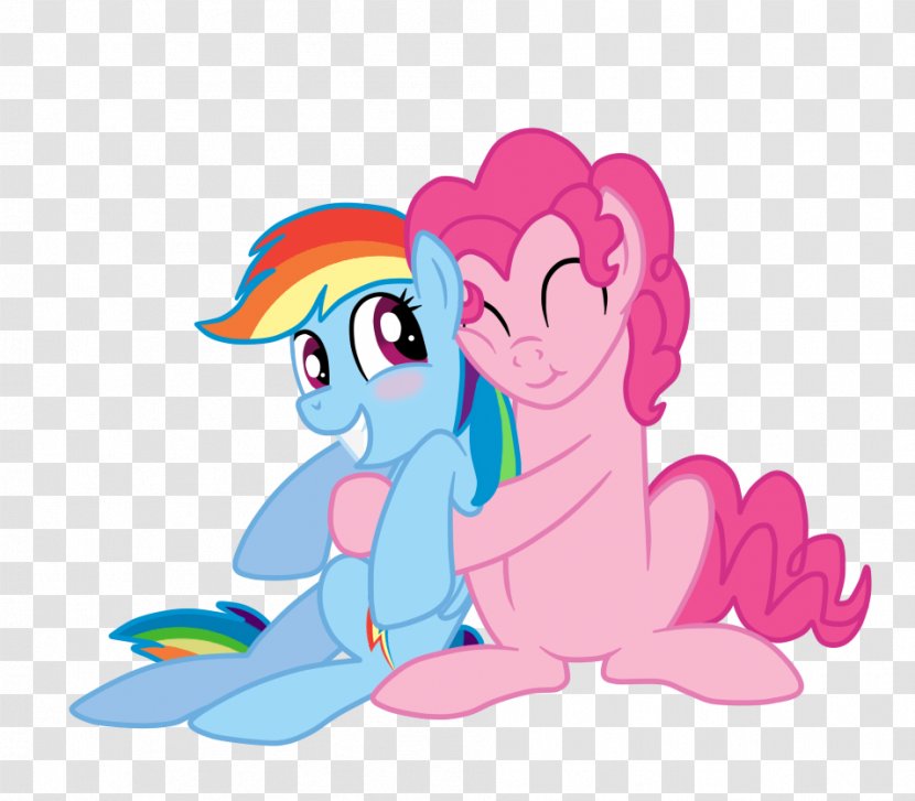 Pony Pinkie Pie Rainbow Dash Twilight Sparkle Derpy Hooves - Heart - Horse Transparent PNG