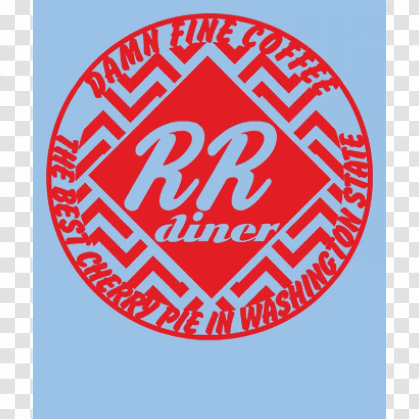 Double R Diner T-shirt Logo Laura Palmer Pocket - Trademark - Twins Transparent PNG