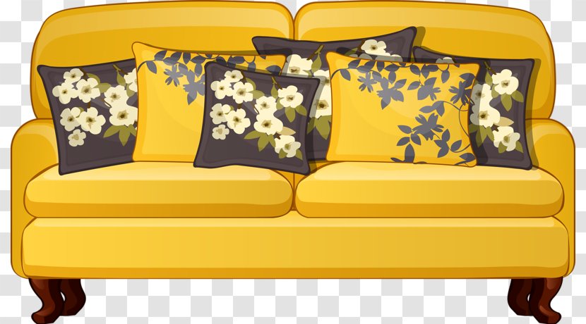 Chair Furniture Couch - Soft Sofa Transparent PNG