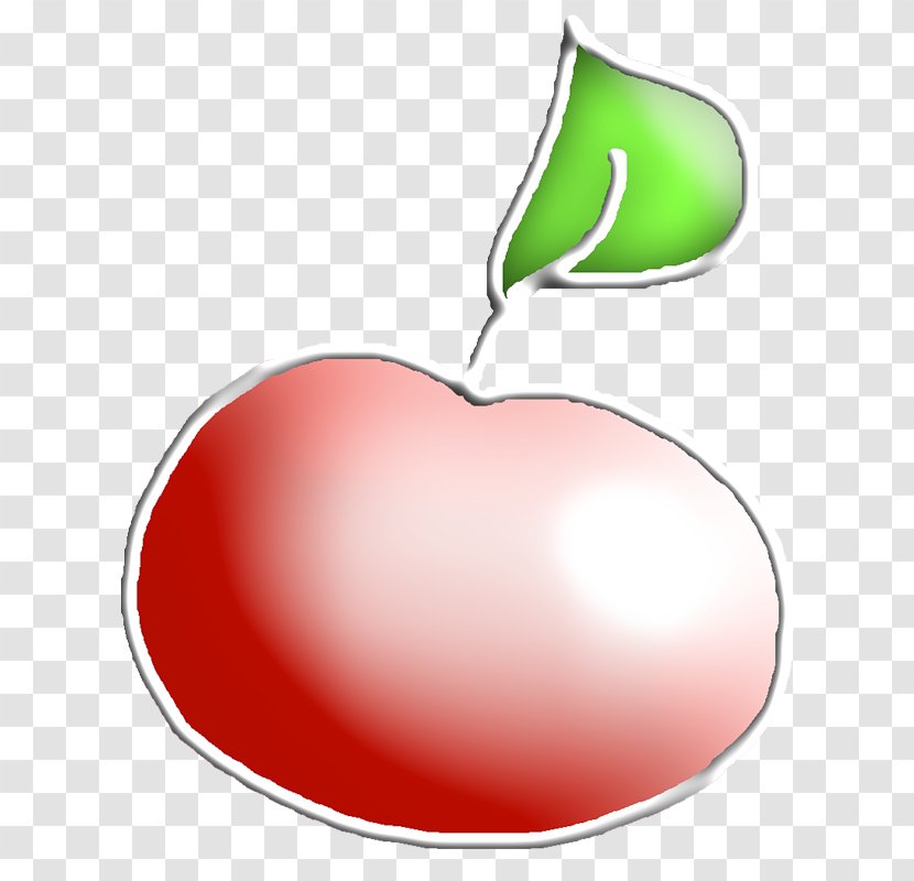 Apple Red Cartoon Drawing - Plant - Painted Transparent PNG