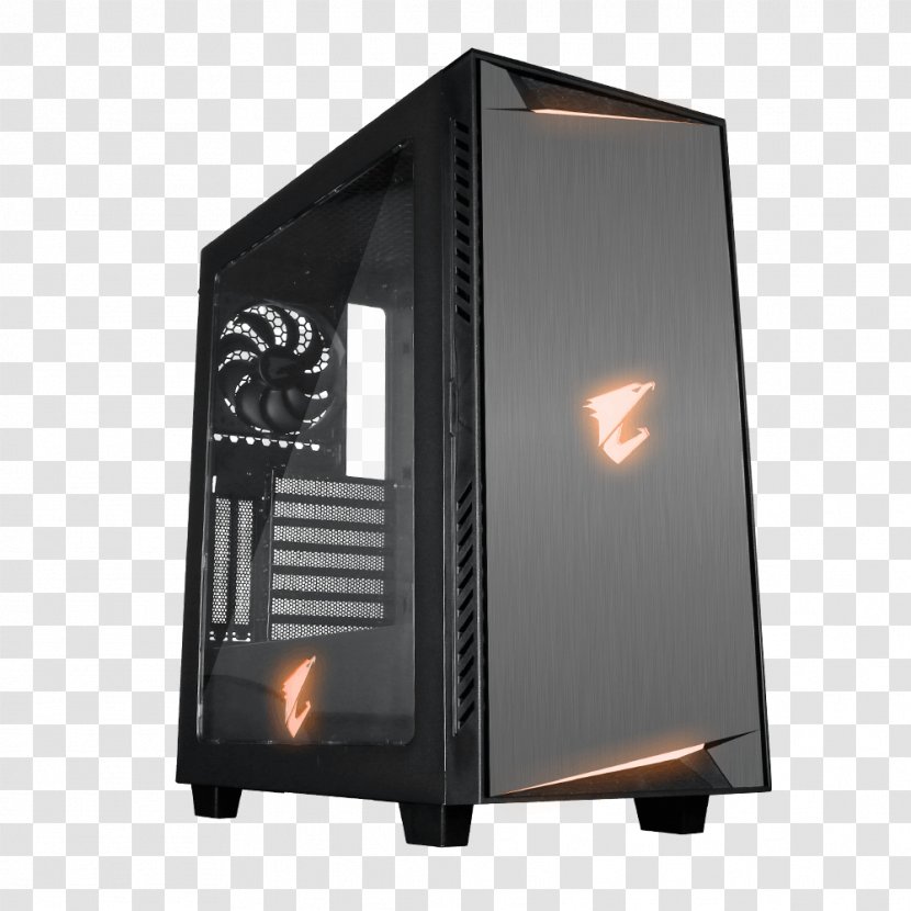 Computer Cases & Housings Power Supply Unit ATX Gigabyte Technology AORUS - Case - Light Boxes Billboards Transparent PNG