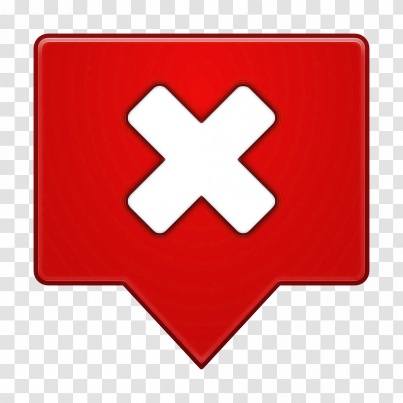 Red Rectangle Logo Square Symbol Transparent PNG