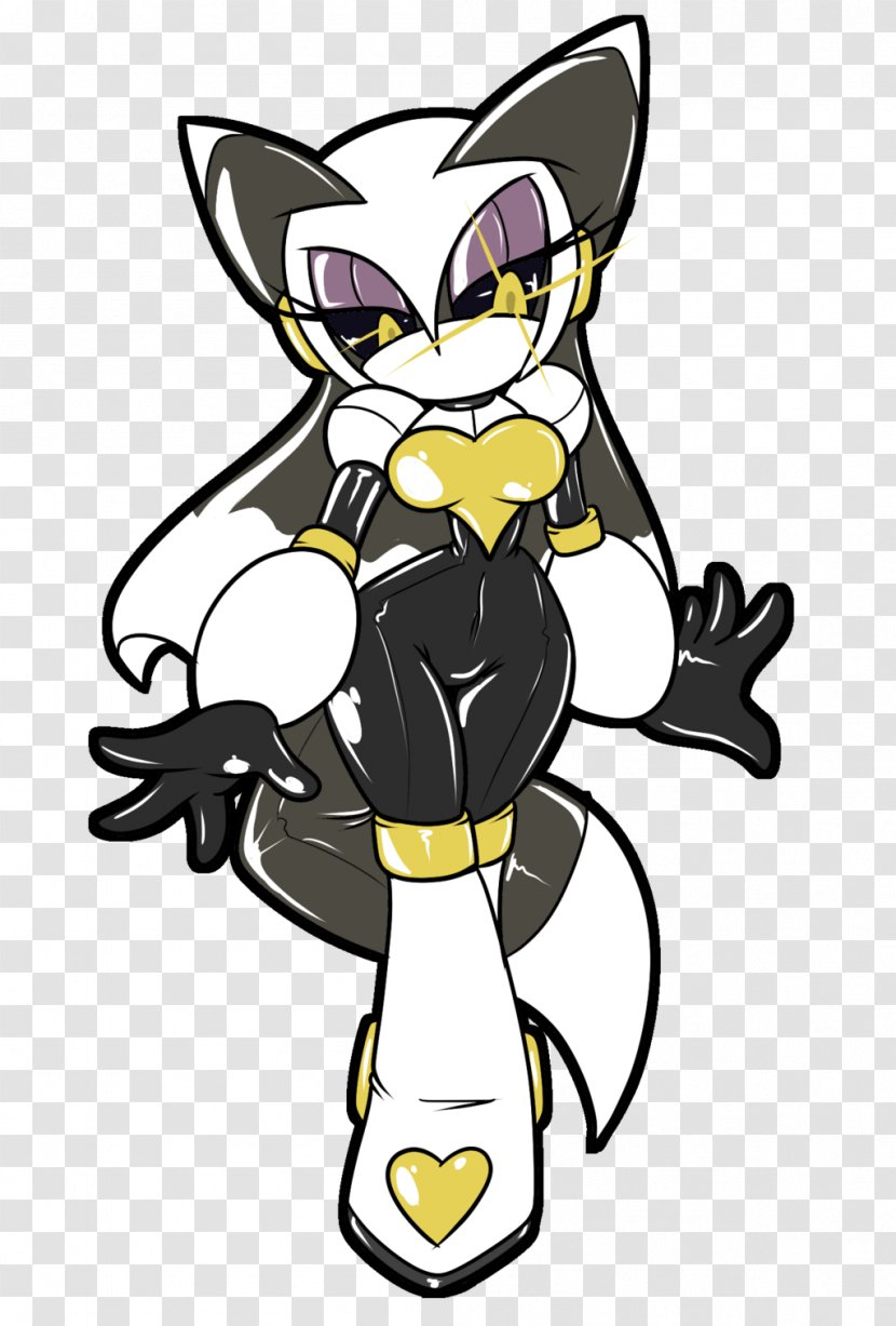 Rouge The Bat DeviantArt Whiskers Character - Female - Inkblot Transparent PNG