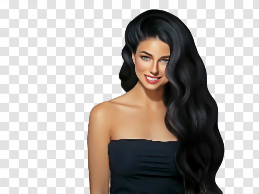 Hair Clothing Wig Hairstyle Black - Beauty - Chin Human Transparent PNG