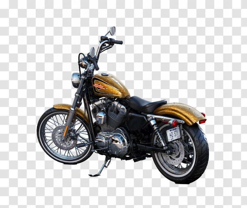 Harley-Davidson Sportster Car Motorcycle Cruiser - Harleydavidson Super Glide Transparent PNG