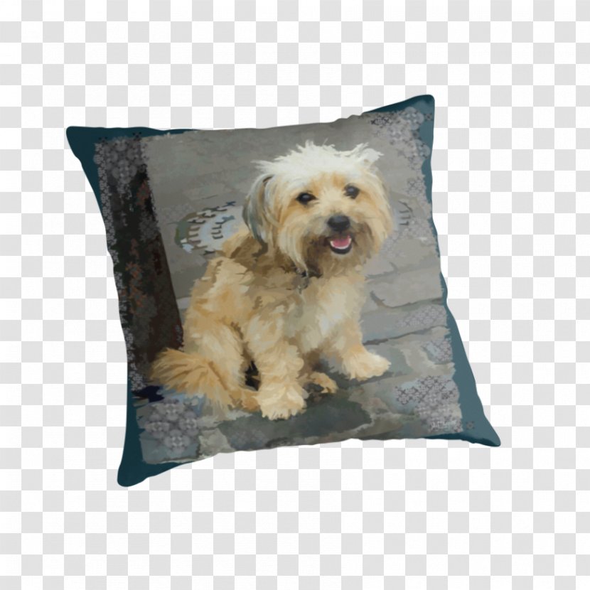 Tibetan Terrier Morkie Schnoodle Yorkshire Lhasa Apso - Throw Pillows - Puppy Transparent PNG