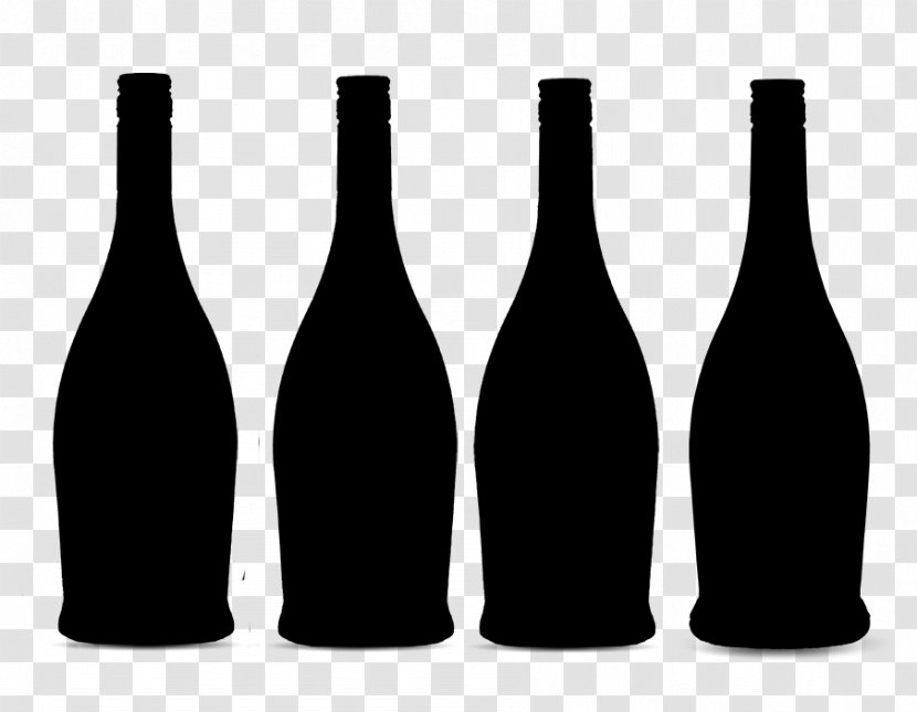Glass Bottle Wine Beer - Alcohol Transparent PNG