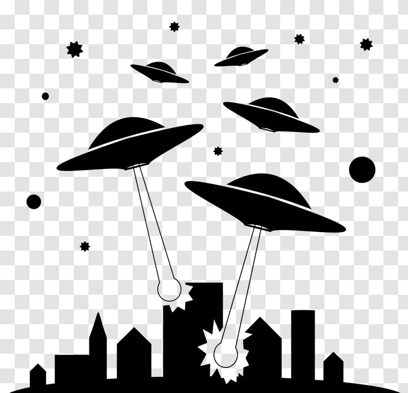 The War Of Worlds United States Extraterrestrials In Fiction Extraterrestrial Life Unidentified Flying Object - Monochrome Transparent PNG