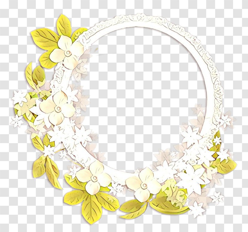 Yellow Fashion Accessory Flower Jewellery Transparent PNG