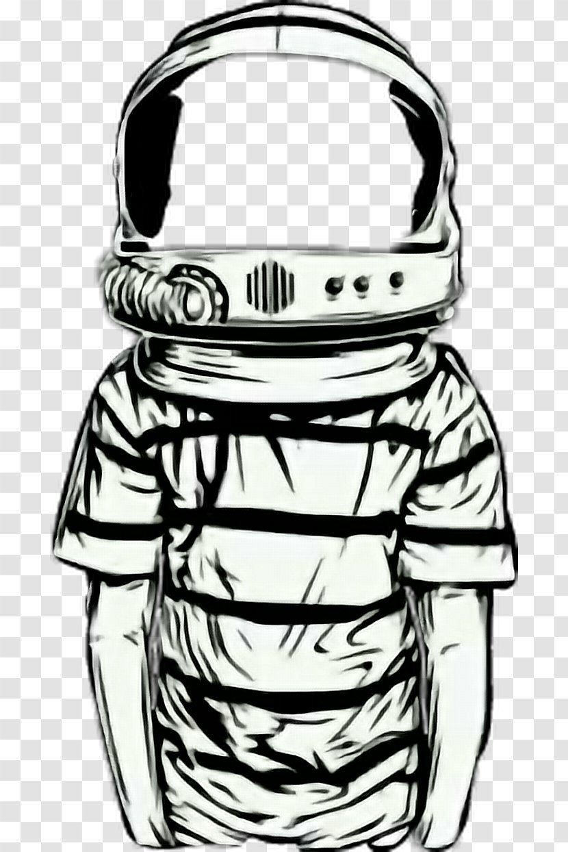 Astronaut Space Suit Drawing Outer Image - Helmet Transparent PNG