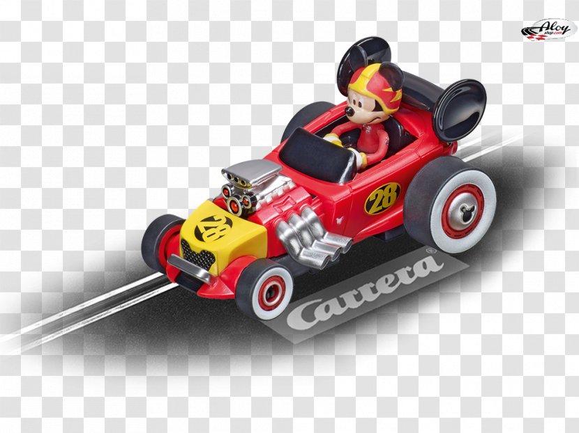 Mickey Mouse Car Donald Duck Racing Race Track - Auto Transparent PNG