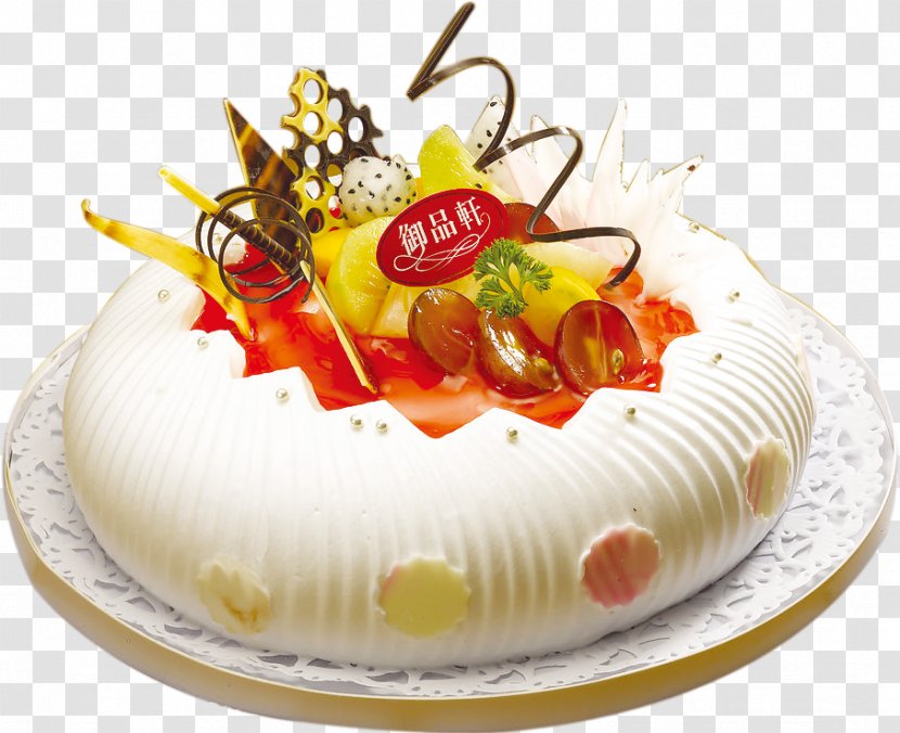 Birthday Cake Cream Fruitcake Shortcake Chiffon - Fondant Icing - Series Transparent PNG
