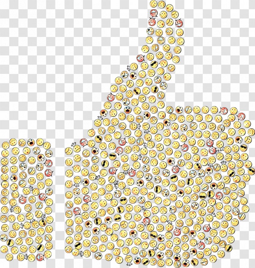Heart Emoji Background - Fashion Accessory Yellow Transparent PNG