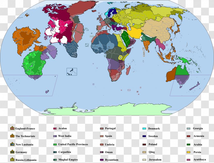World Map Vector Graphics Illustration - Mapa Polityczna Transparent PNG