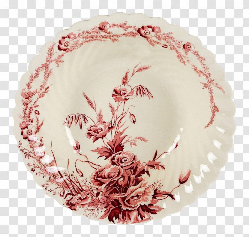 Plate Bowl Porcelain Tableware Transferware - Dining Room Transparent PNG