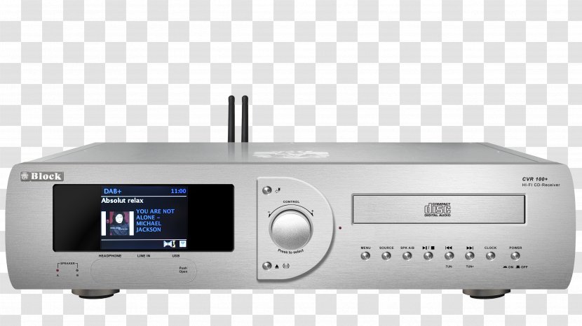 Audio AV Receiver High Fidelity Radio Loudspeaker - Tuner - Multiroom Transparent PNG