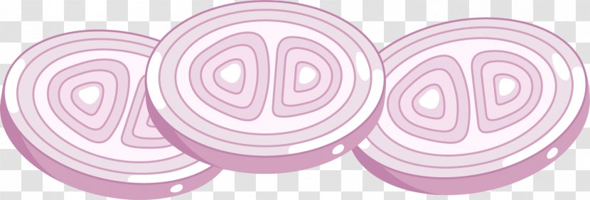 Onion Download Clip Art - A Decorative Pattern Of Slices Transparent PNG