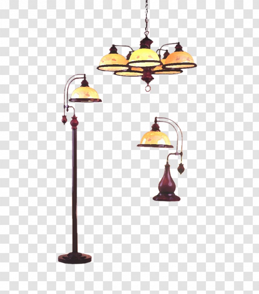 Light Fixture Table Living Room - Designer - Three Lamps Transparent PNG