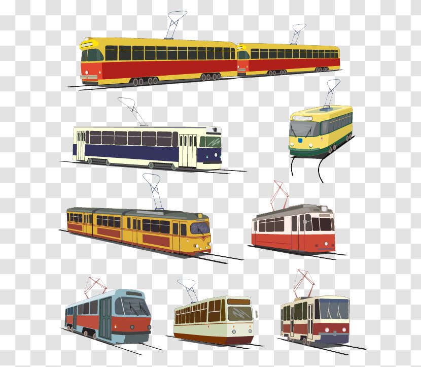 Train Rail Transport Tram Rapid Transit - Brand - Collection Transparent PNG