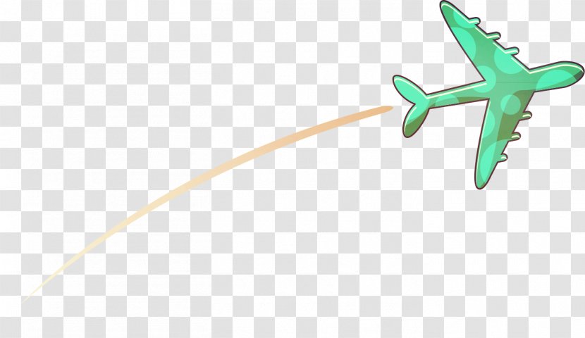 Airplane Aircraft Drawing - Hand-painted Transparent PNG