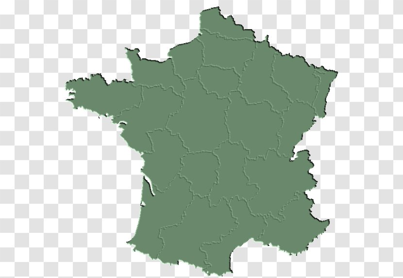 France Vector Map - Blank Transparent PNG