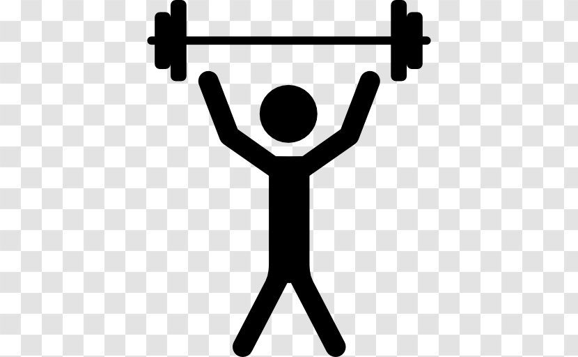 Weight Training Dumbbell Olympic Weightlifting Clip Art - Silhouette Transparent PNG
