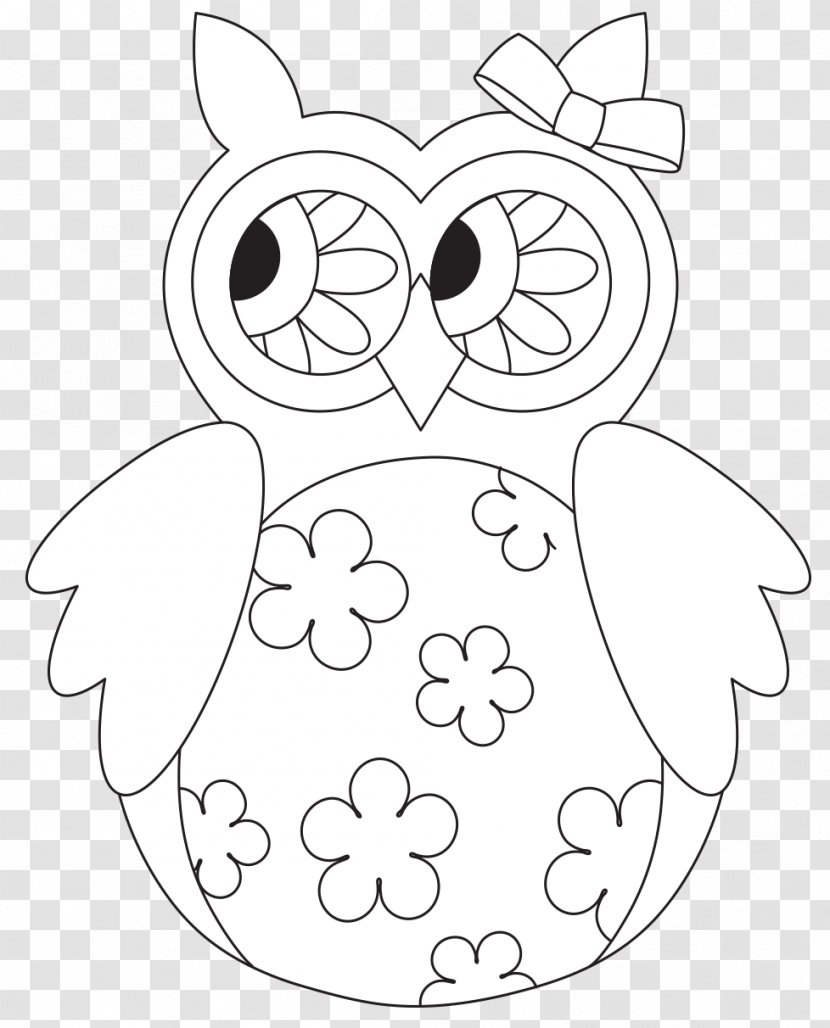 Little Owl Drawing Painting Coloring Book - Frame - Vector Cute Transparent PNG