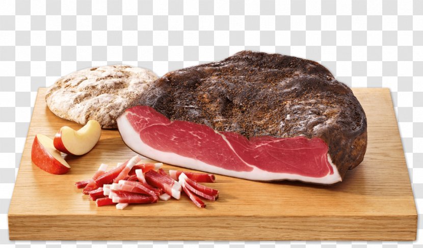 Tyrolean Speck Ham Bacon Rib Eye Steak - Flower - Hand-painted Fresh Spices Transparent PNG