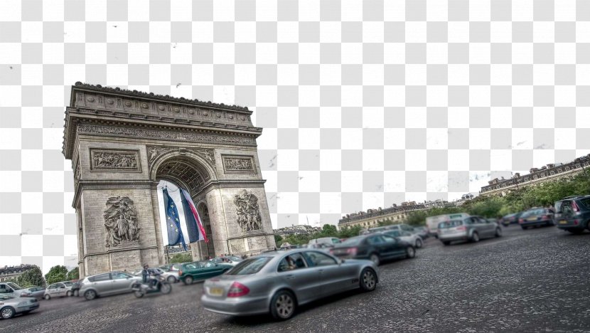 Champs-xc9lysxe9es Arc De Triomphe Musxe9e Du Louvre Place La Concorde Wallpaper - Paris - Paris, France Five Transparent PNG