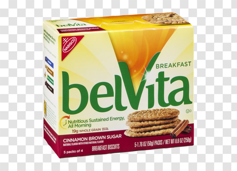 Breakfast Vegetarian Cuisine Belvita Biscuit Food - Cinnamon Biscuits Transparent PNG