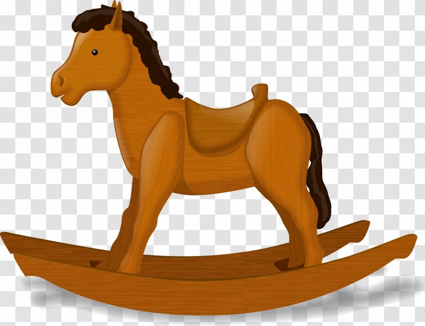 Rocking Horse Pony Clip Art - Mustang - Whisk Transparent PNG