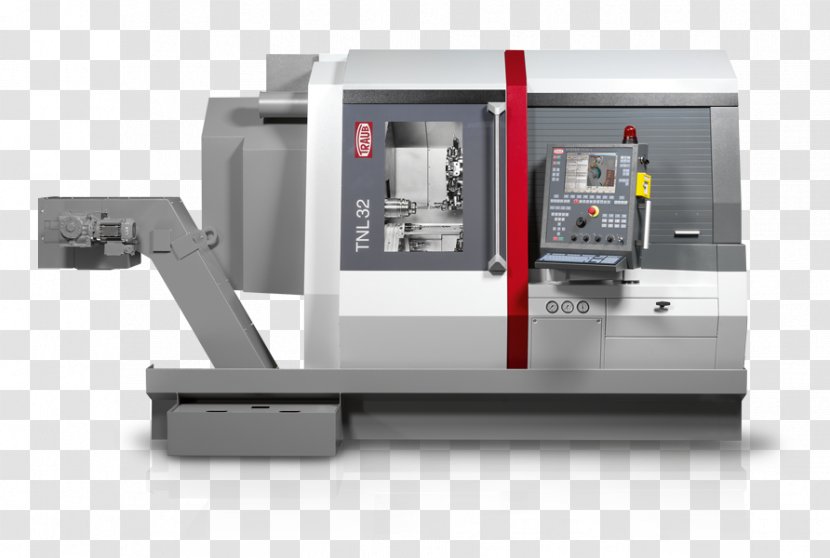 Lathe Machine Tool Computer Numerical Control Machining - Cncdrehmaschine - Automatic Transparent PNG