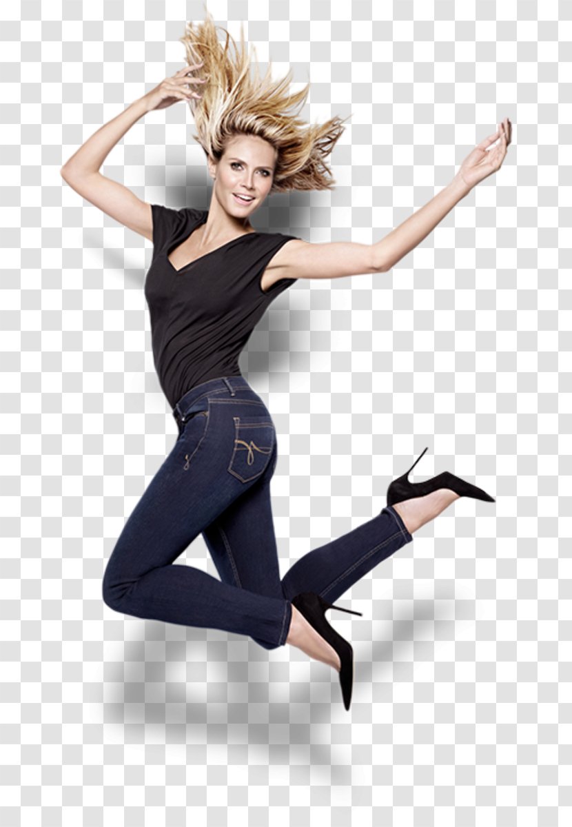 Heidi Klum Jordache Jeans Model Fashion - Flower - Spotlight Transparent PNG