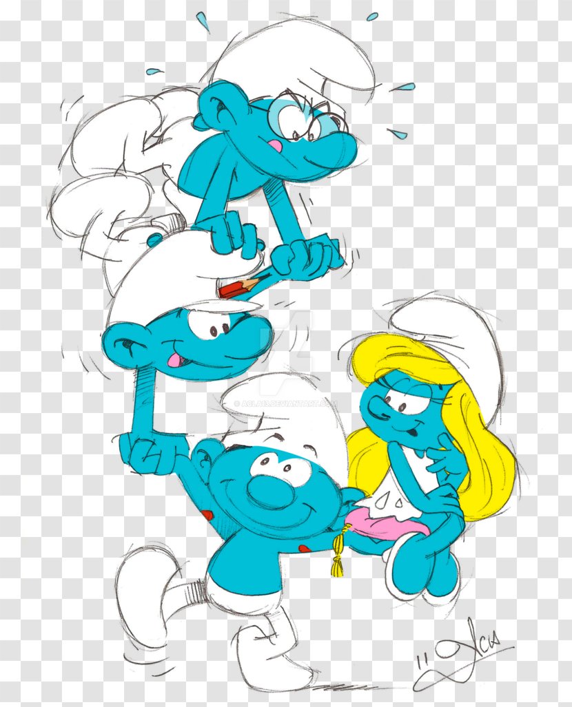 Papa Smurf Baby The Smurfs Character - Organism Transparent PNG