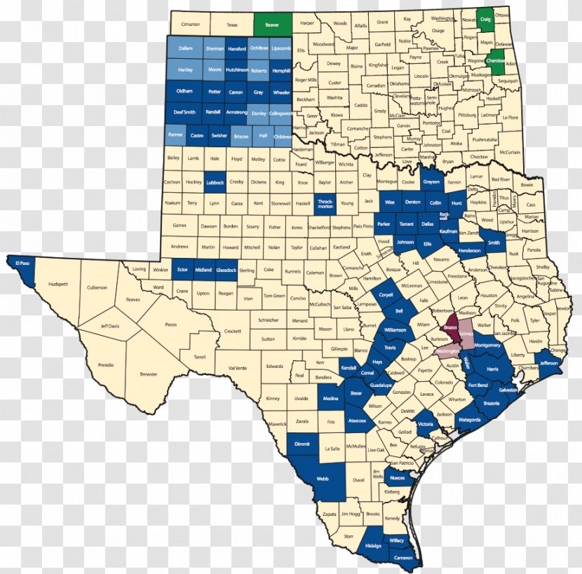 Texas Panhandle Excel Title Group, LLC - Amarillo Map CompanyMap Transparent PNG