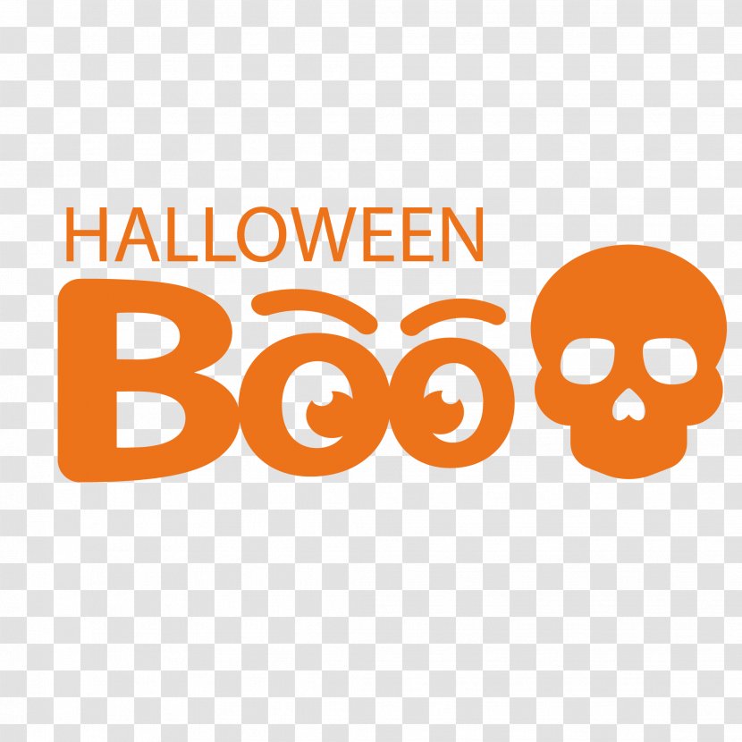 Logo Brand Halloween Font Clip Art - Orange Sa - All Saints Day Transparent PNG