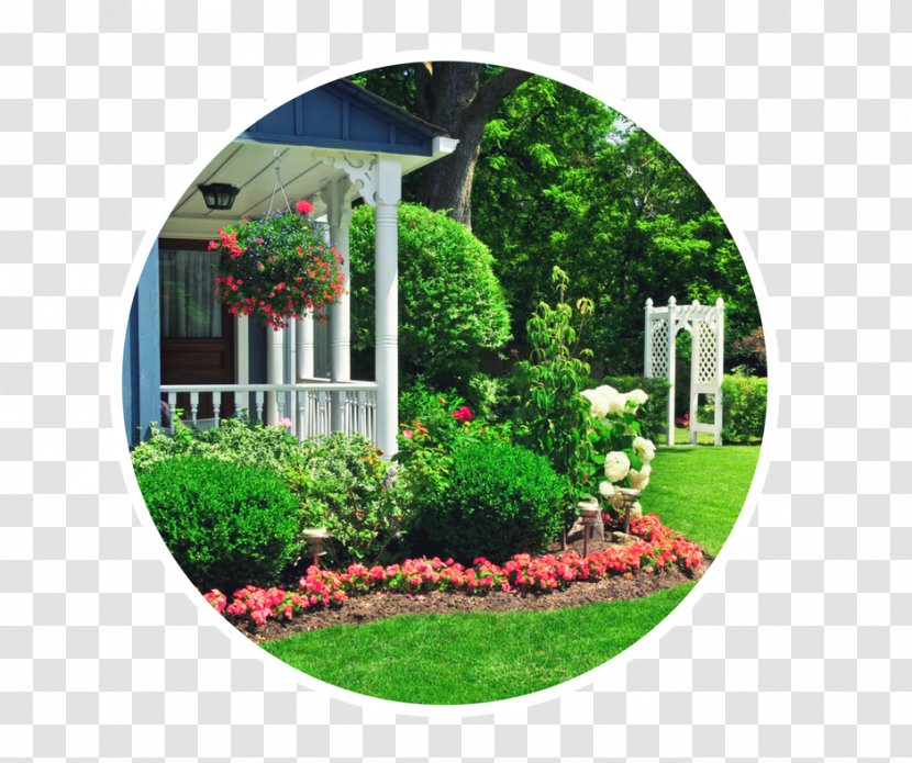 Flower Garden Landscaping House Front Yard - Forest Gardening Transparent PNG