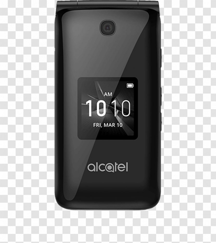 Alcatel Mobile Feature Phone Telephone Clamshell Design 4G - Telephony - Flip Phones Transparent PNG