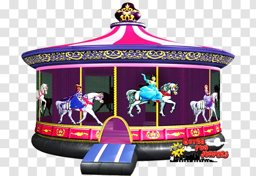 Carousel Inflatable - Park - Funfair Transparent PNG